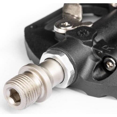 Mountain Bike Clipless Pedal Set - Single Side Clip Compact Platform MTB Pedals, SPD Compatible