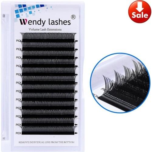 YY Shape Eyelash Extensions Premade Volume Fans 8-15mm/Mix C/D Curl Lashes Faux Mink Individual Eyelash Extension Supplies