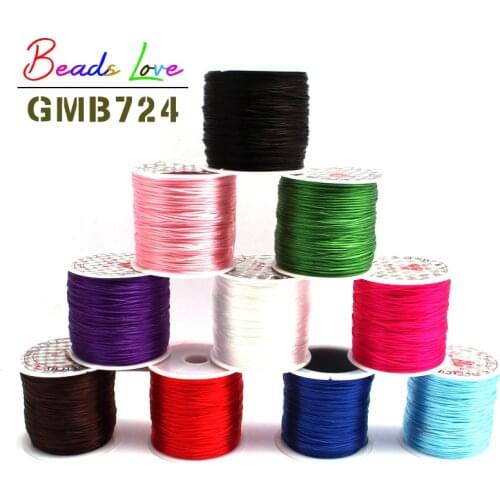 60m/Roll Nylon Stretchy Elastic Thread Cord String Strand Beading DIY Craft 0.6mm for Jewelry Making