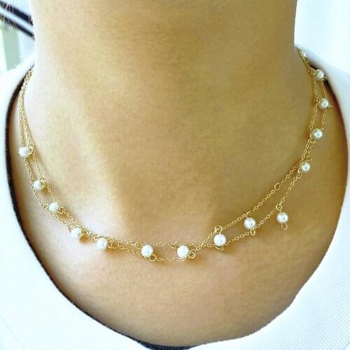 Fashion New Goddess Luxury Women Neckles Gold Luxe Jewelry Stainless Steel