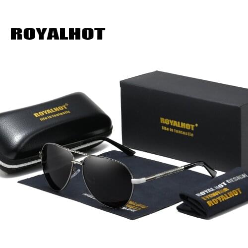 RoyalHot Men Women Polarized Sunglasses Oval Aloy Punk Frame Sun Glasses Driving Glasses Shades Oculos masculino Male 900222