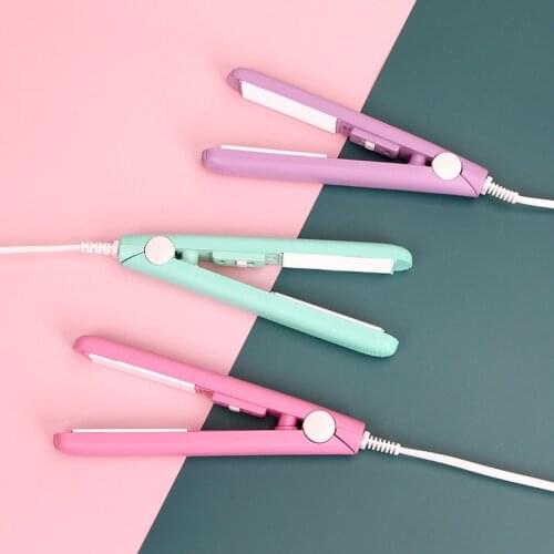 Hair Brush Straightener for Curly Hair Girls Air Bangs Curler Straight Curling Dual-use Splint Negative Ion Hair Care