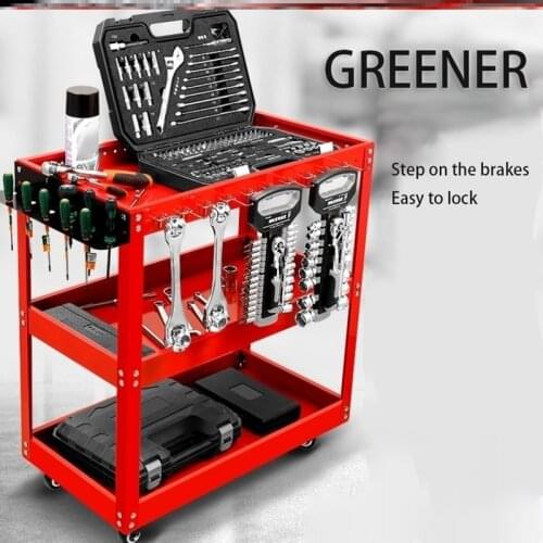 Tool Cabinet Box on Wheels Workshop Garage Storage Furniture Plier Organizer Rack Cabinets for Tools Trolley Auto Shelf Stand