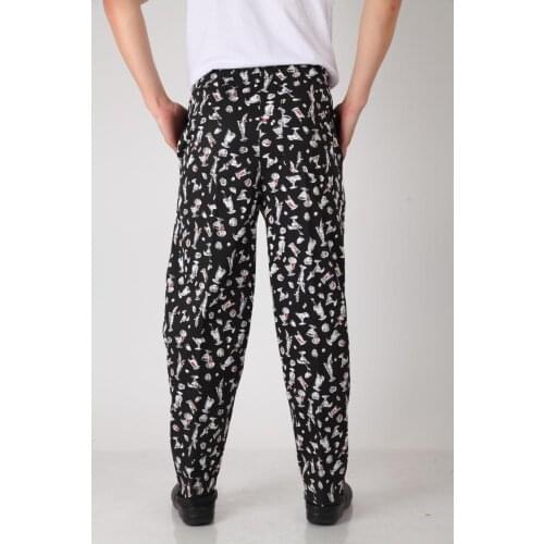 1 piece chef pants restaurant waiter uniforms cup Trousers cook service bottom new style