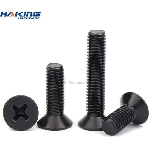 55pcs Countersunk Falt Head Phillips Screw M1.2 M1.4 M1.6 M1.7 M2 M2.5 M3 M4 M5 Carbon Steel Laptop Screw for Lenovo Samsung