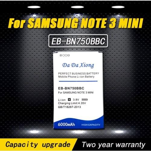 High quality 5700mAh EB-BN750BBC Li-ion Phone Battery for Samsung Galaxy Note III Neo / N7505 / N750 /Galaxy note 3 mini