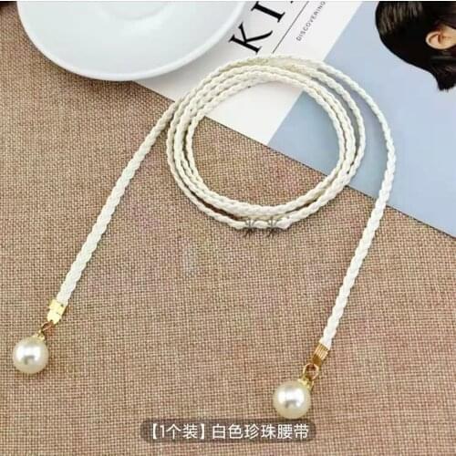 Fashion belt Ladies belt pearl belt