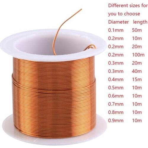 0.2mm red high temperature polyester electromagnetic enameled copper wire coil, widely used in high frequency transformers