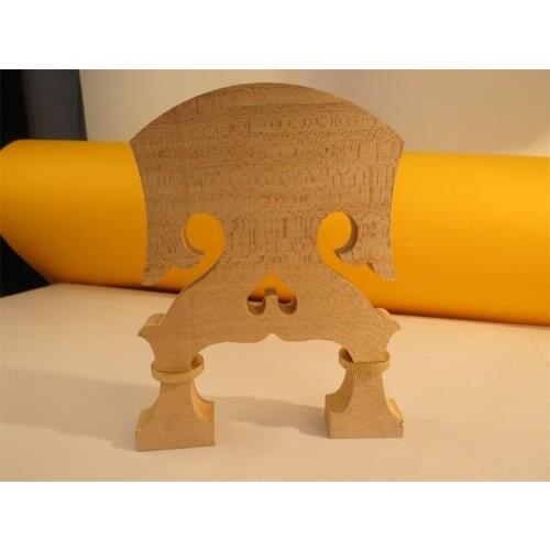 1pcs High quality baroque 3/4 regulated double bass bridge cupreous parts