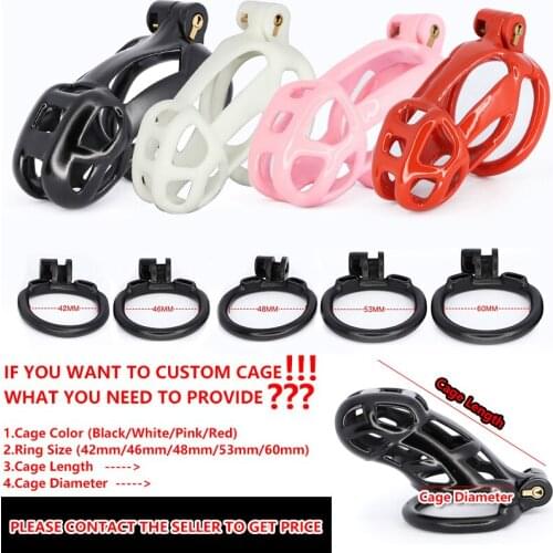 3D Printing Custom Male Chastity Device Cock Cage Cock Ring BDSM Penis Trainer Chastity Belt Sexy Products For Men
