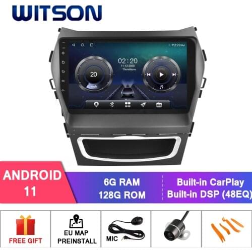 WITSON Android 10.0 CAR DVD SYSTEM for HYUNDAI IX45 2013-2017 car dvd player link/DAB support