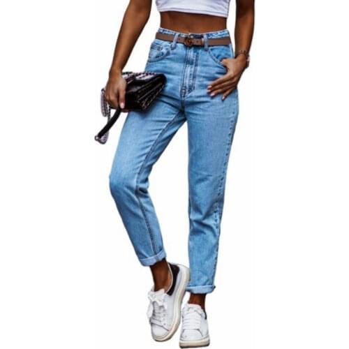 Vintage High waisted jeans woman bleached womans jeans for women Slim harem pants boyfriend jeans womens jeans Plus size