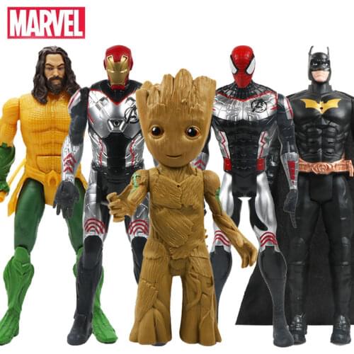 12 Inch/30CM Avengers Iron Man Black Panther Marvel Action Figure Captain America Hulk New Style Model Doll Toys Gift for Boys