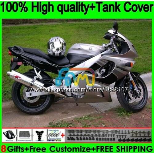 YZF-600R For YAMAHA Stock silver YZF600R Thundercat 96 97 98 1999 2000 2001 02 72BS.131 YZF 600R 1996 1997 1998 99 00 01 Fairing
