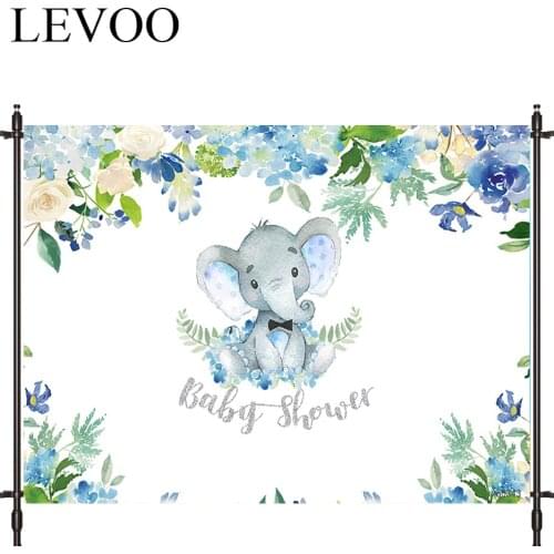 LEVOO Photophone Backdrop Like Newborn Ink Painting Baby Shower Photocall Decor Fabric New Shoot Photography Backdrop
