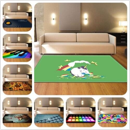 Lovely Animal Carpets Child bedroom Game Area Carpet baby bathroom Non-slip door mat for living room Decor tapete Kids Crawl Rug
