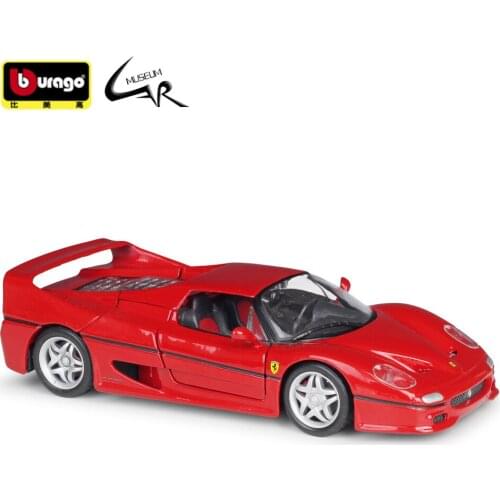 Bburago 1:24 Model Car Simulation Alloy Racing Metal Toy Car Children Toy Gift Collection Ferrari F50