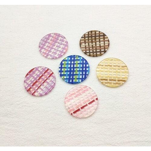 New arrival! Mix color 35mm 50pcs Acrylic Round-shape Charm for earrings,Earring parts,jewelry findings