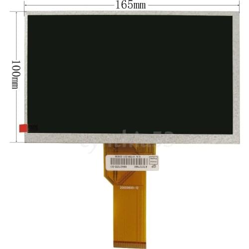 New 7.0 Inch Replacement LCD Display Screen AT070TN92 AT070TN94 165*100