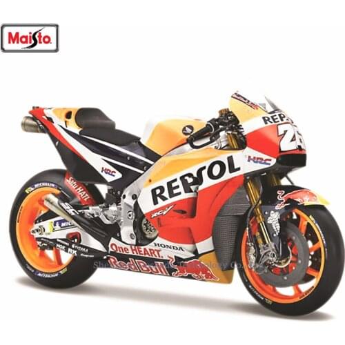 Maisto 1:18 Honda 2018 Champion 26 Team Racing Silvardo original authorized simulation alloy motorcycle model toy car Collecting
