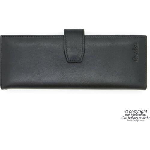 Genuine Leather Card Wallet | İsme Custom Badge Holder | 19,5x7,5 | TM 2-3 Gift Badge Holder