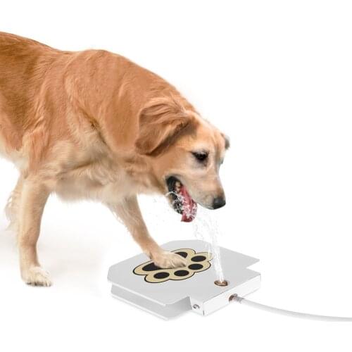 Pet Dog Cat Water Fountain Outdoor Step-on Dog Pet Waterer Drinking Water Fountain Tool Water Dispenser with Hose Pet Product