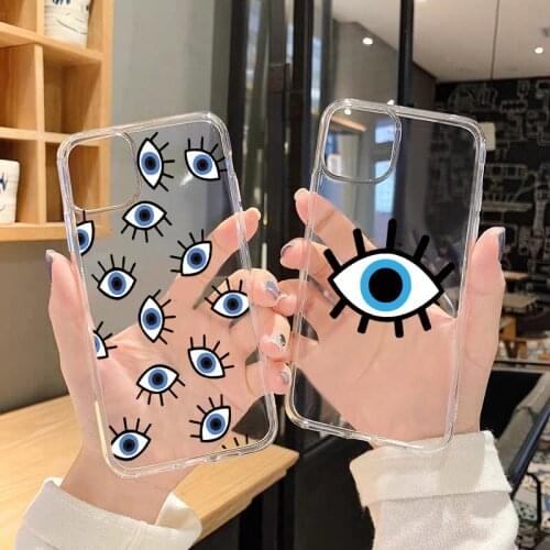 Blue Evil Eye Case For Huawei P Smart 2020 Y8S Y8P Y7 Y7P Y6 Mate 10 20 Y9 Prime 2018 Y8 P40 P 30 20 10 Pro Lite E Plus 2019 TPU