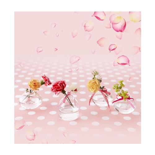 TR 8x8ft pink photography backdrops flower petal blur white dots photo background newborn baby photocall photo studio backdrops
