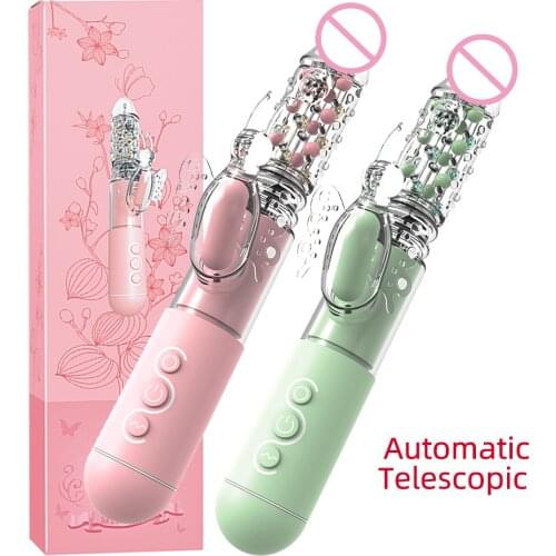 G Spot Dildo Rabbit Vibrator Masturbator Sex Toy for Women Vagina Clitoris Double Vibrator 12 Speeds AV Vibration Adult Sex Toys