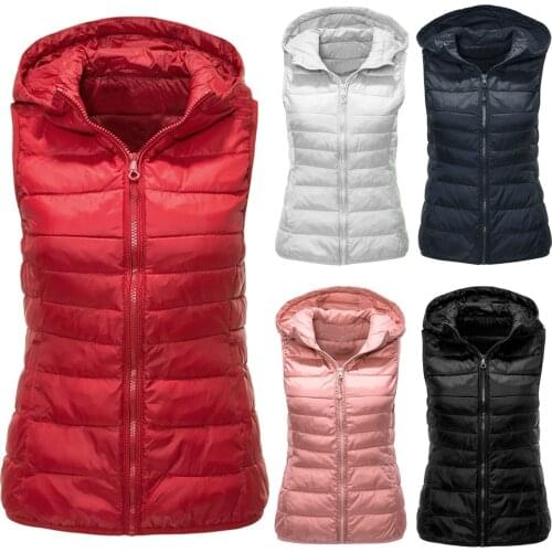 XIYOUNGYOUNG Women's Hooded Vests
