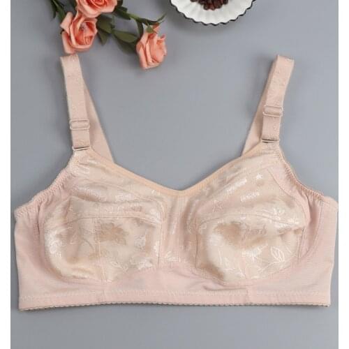Fashion Big Size Lingerie Soft Plus Size Bras Sleep Underwear Comfortable Women Wire Free Bras