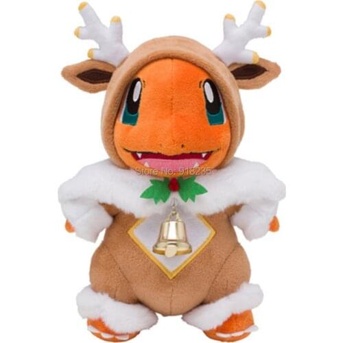 10/Lot Genuine Merry Christmas 22CM For Anime Cartoon Dolls Soft Gifts Plush Doll Stuffed Toys