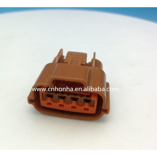 100pcs/lot 4pin automotive harness connector oxygen sensor plug waterproof socket 6098-0144