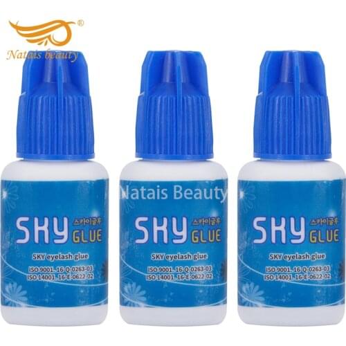 3pcs/lot Sky S Glue For Eyelash Makeup Tools 5ml Drying Time 1 to 2 Seconds Free Shipping