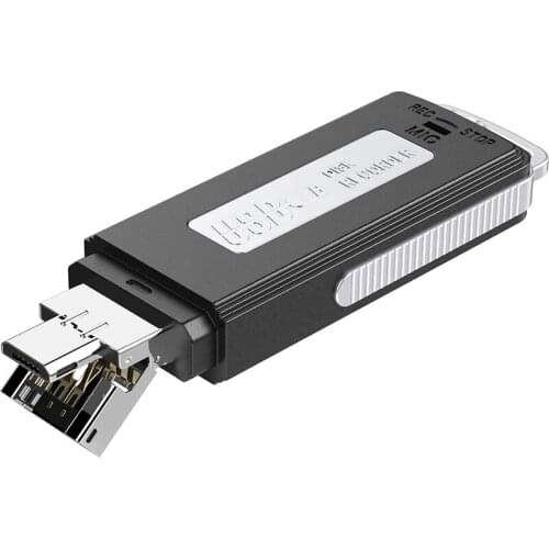 16GB USB Voice Recorder, Mini Sound Audio Recorder for Lecture Meeting Pocket Voice Recorder for Interview