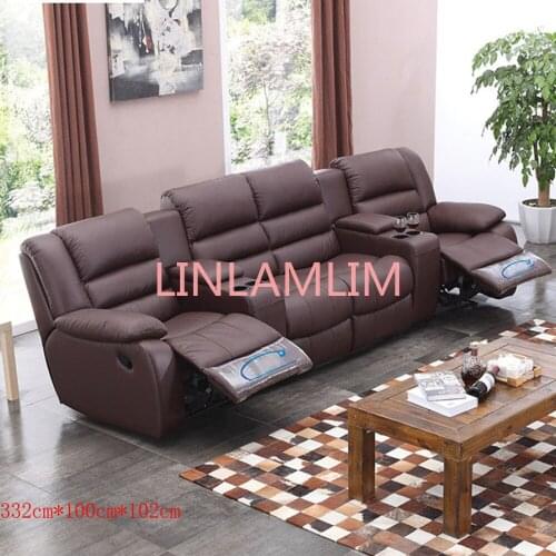 Living room Sofa set диван sofa bed мебель кровать muebles de sala recliner genuine leather sofa cama puff asiento sala 4 seater