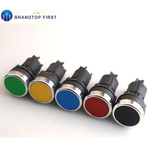 1pcs 22mm Momentary self-reset electrical Push button switch 1NO 1NC 3 pins