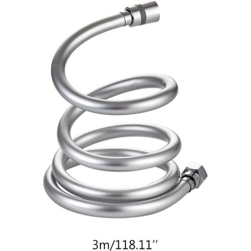1.5/2/3m PVC Smooth Shower Hose High Pressure Thickening Handheld Head Flexible Anti Winding For Bath Parts Accessories B95A
