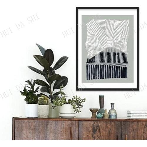 Mountains on sage, Rustic art print, green wall art, abstract artwork, modern mountain art, masculine wall art