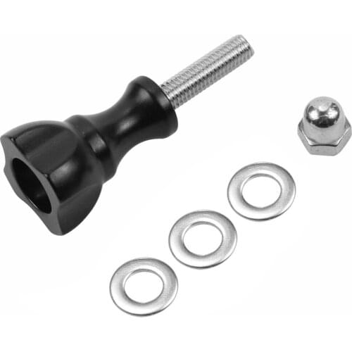 CNC Small Aluminum Screw with Nut Thumb Knob Stainless Bolt Nut Screw for All GoPro Hero 2 3 3+ 4 5 6 7 / Eken yi Action Cameras