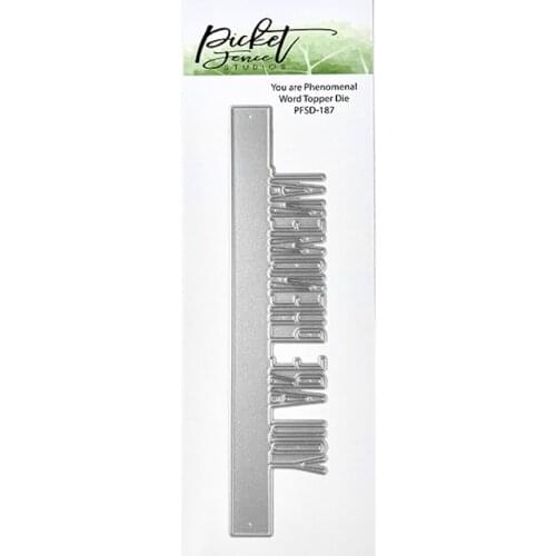 2021 AliliArts Metal Cutting Dies YOU ARE PHENOMENAL diy Scrapbooking Photo Album Decorative Embossing PaperCard Crafts Die