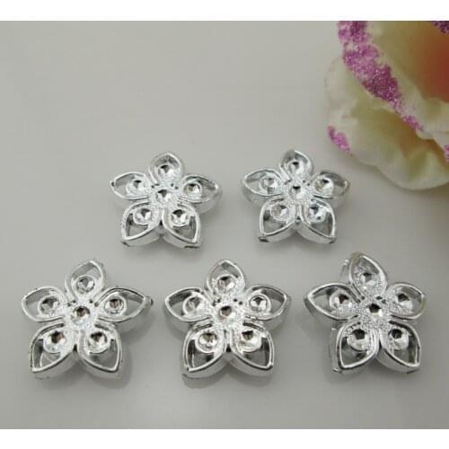 AB92)20pcs Fashion Star Acrylic Buckle For Wedding Invitation Card