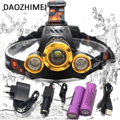 15000LM headlight LED T6 Headlamp Head Lamp Fishing lighting bicycle Light Flashlight Torch Lantern For Camping light