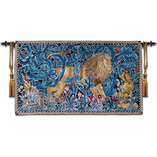 82x140cm home restaurant special art decor wall decoration lion king tapestry Abstract jacquard hangings tapestry art tapestry