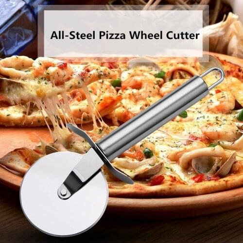 Stainless Steel Pizza Wheels & Cutter Round Pizza divider & Knife Pastry Pasta Dough Kitchen Tools Baking Cutting Tools