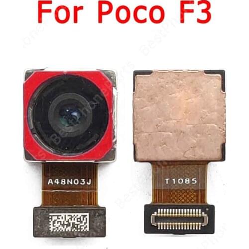 Original Rear View Back Camera For Xiaomi Mi Poco F3 Main Backside Big Camera Module Flex Replacement Spare Parts
