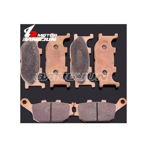 Motorcycle Front Rear Metal Brake Pads For YAMAHA FZ6 FZ6S FZ6N 2004-2005-2006-2007