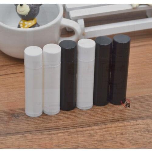 20PCS/LOT Plastic white lipstick tube 5ml lip balm tube, empty white lipstick tube for cosmetic packing RB50