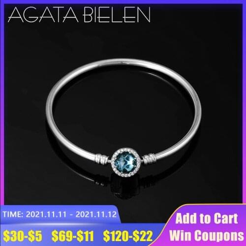 Luxury Zircon Bracelet 925 Sterling Silver eternal Charm Beads Bracelets for Women Fashion DIY Jewelry Making 2019 New