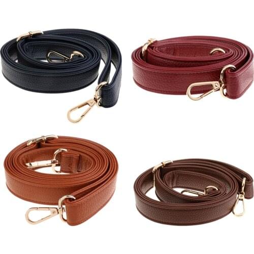 PU Leather Handbag Shoulder Bag Strap Adjustable Holder Bag Accessories Bag Belt Handbag Strap Replacement 135cm